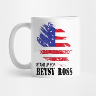 Betsy Ross Victory 1776 American Flag Mug